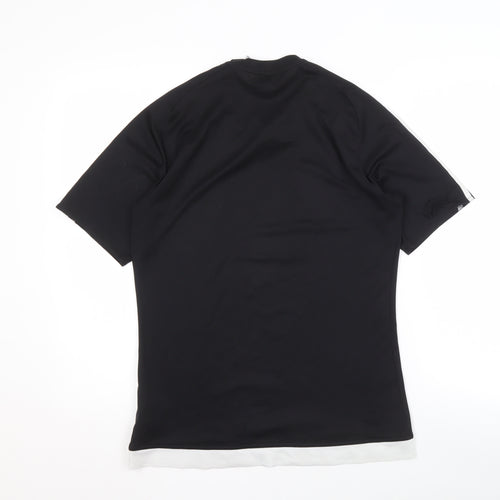 Adidas Men's Black S Athletic Jersey - Solid Polyester