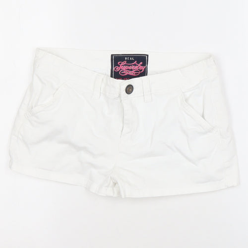 Superdry Women’s White XS Hot Pants