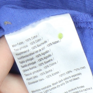 Regatta Women's Blue Cotton Shirt UK 22