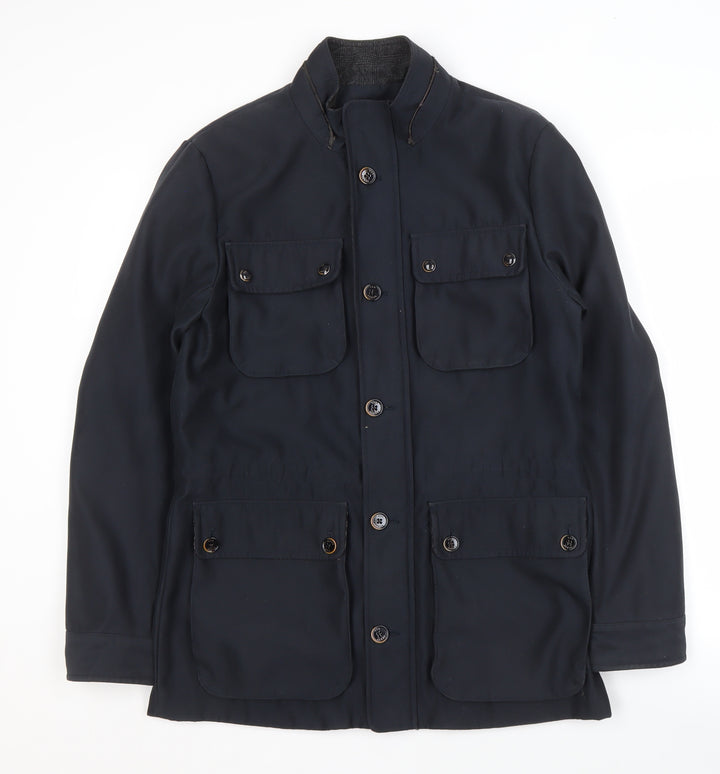 Ted Baker Men's Blue Military Jacket Size S