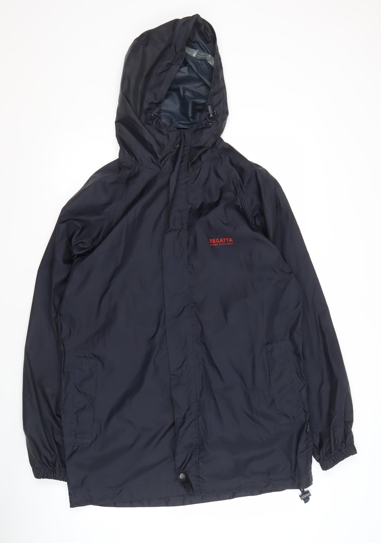 Regatta Men's Blue Rain Coat XS Hooded Hiking Jacket
