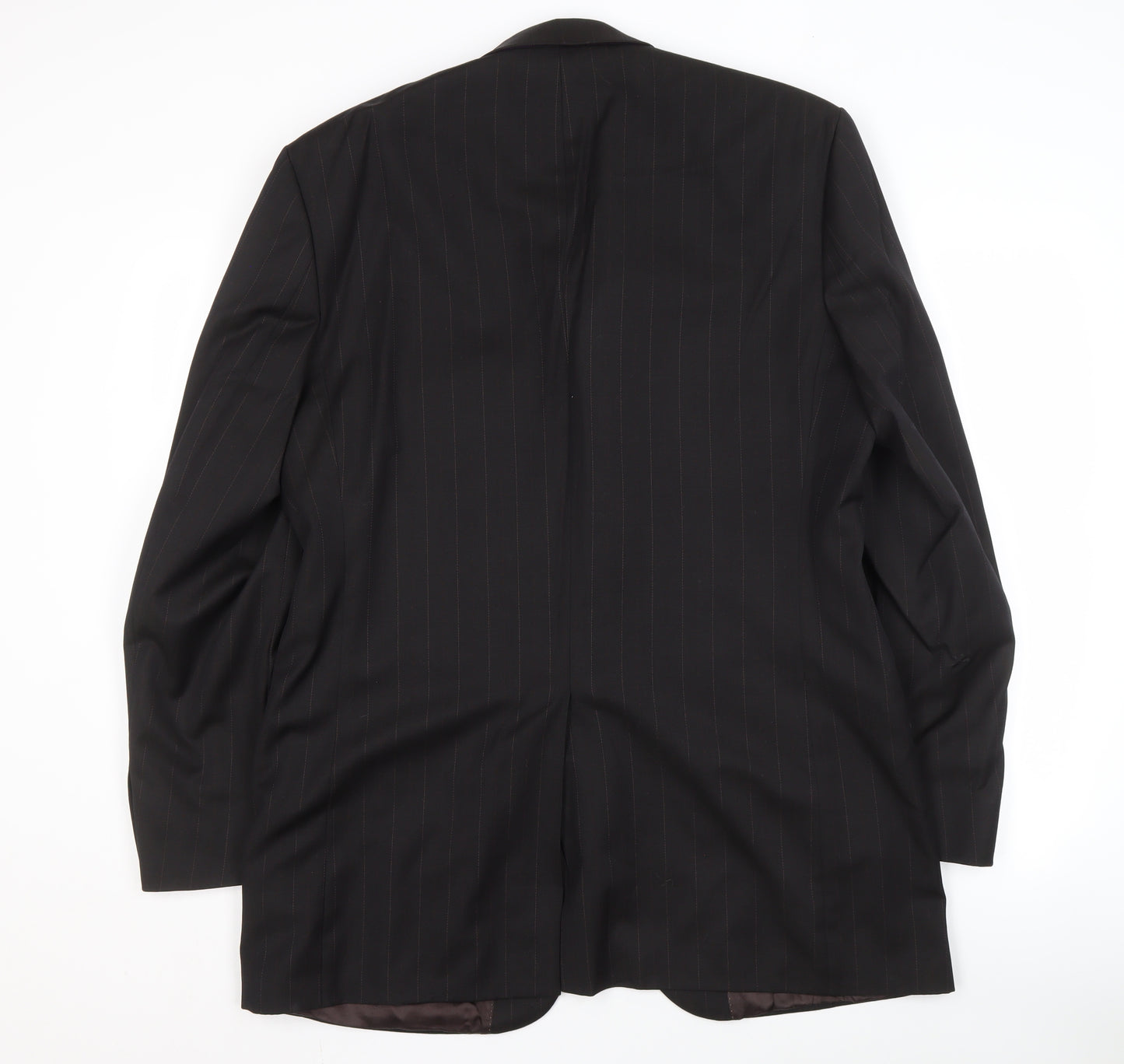 Jeff Banks Men's Black Striped Blazer, 42 Long