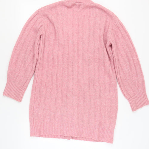 Next Women's Pink Cardigan, V-Neck, Medium, Cozy Winter Wear