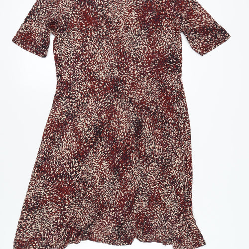 Marks and Spencer Women Multicoloured A-Line Dress Size 16