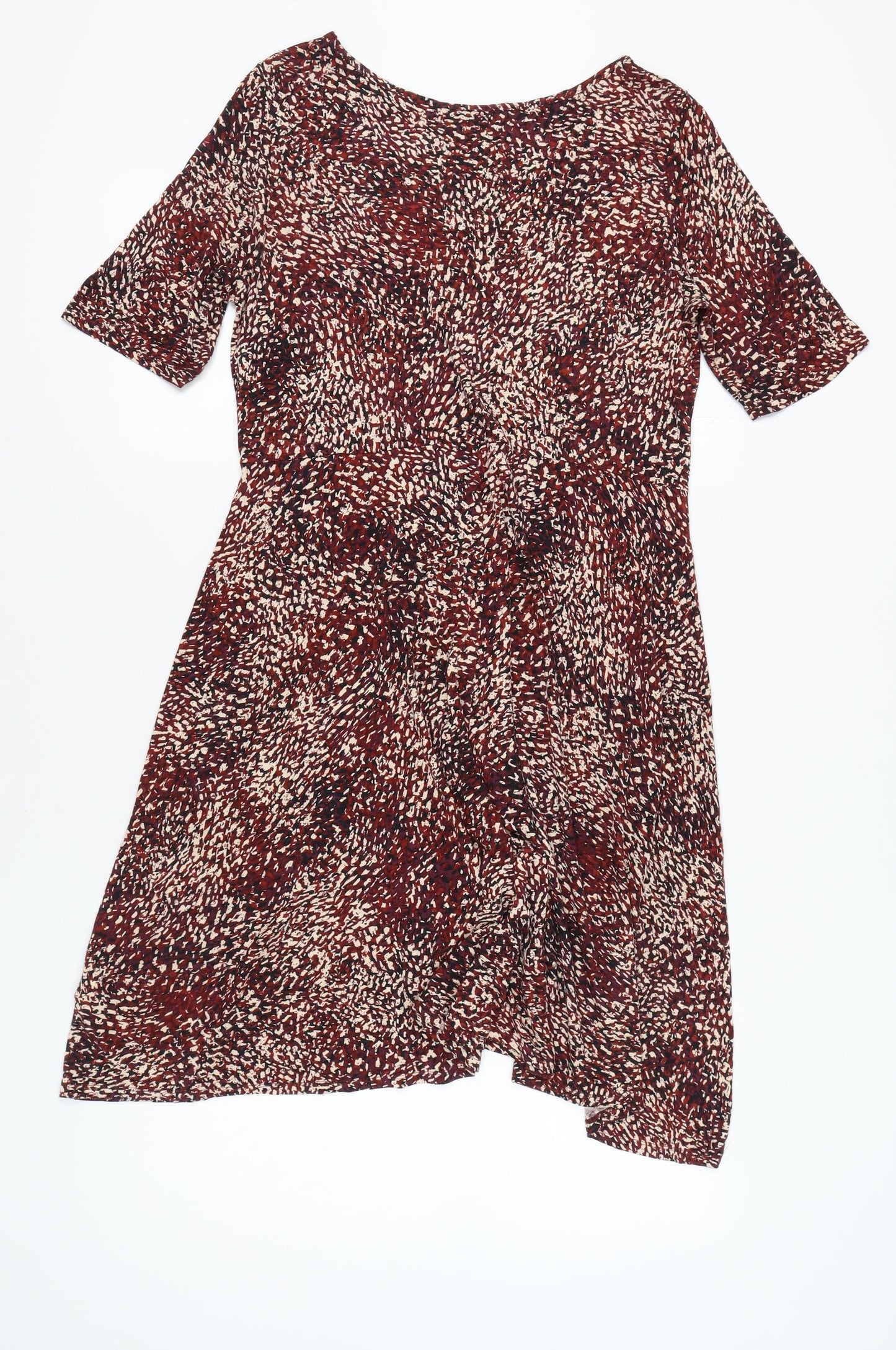 Marks and Spencer Women Multicoloured A-Line Dress Size 16
