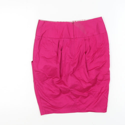River Island Women's Pink Pencil Skirt Size 8
