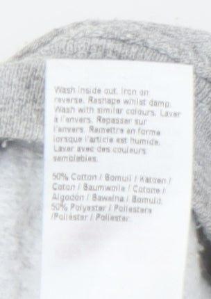 River Island Grey Graphic Sweatshirt - M, Unisex Casual