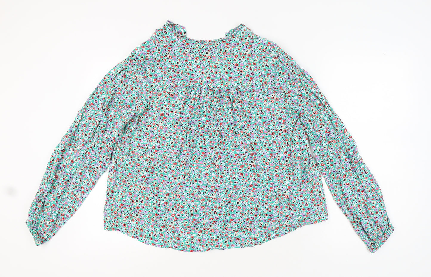 Marks and Spencer Women's Floral Blouse, Size 14, Multicoloured