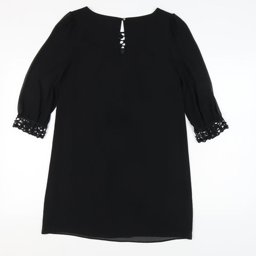 Marks and Spencer Women's Black Shift Dress Size 8