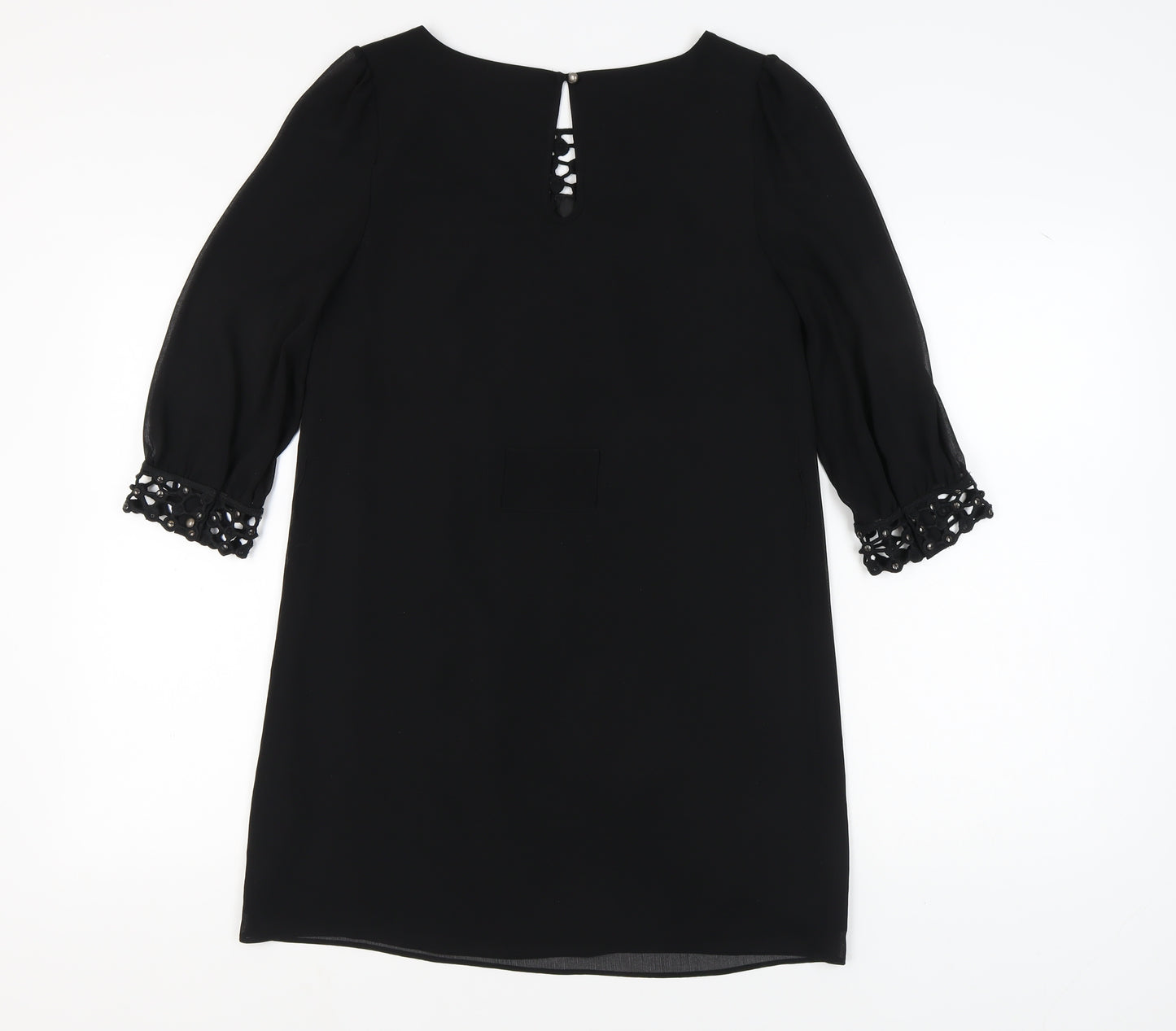 Marks and Spencer Women's Black Shift Dress Size 8