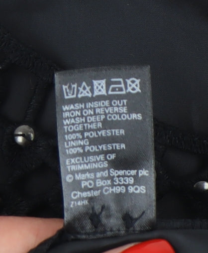 Marks and Spencer Women's Black Shift Dress Size 8