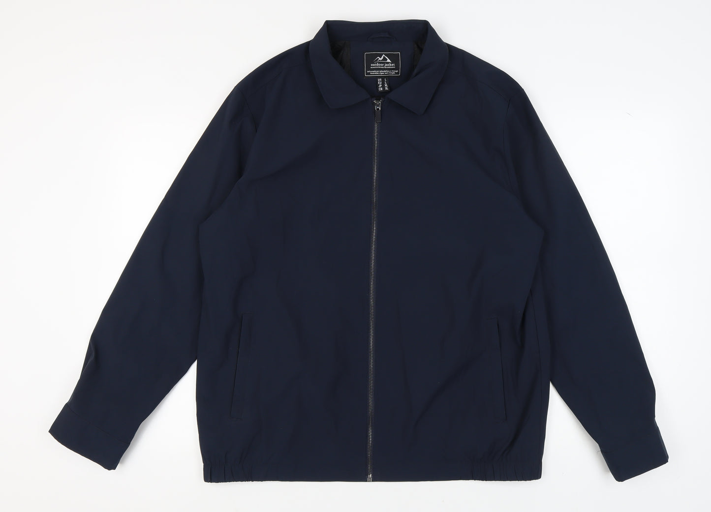 Outdoor Jacket Men's XL Blue Basic Casual Jacket