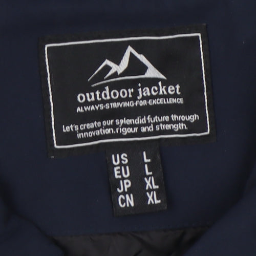 Outdoor Jacket Men's XL Blue Basic Casual Jacket