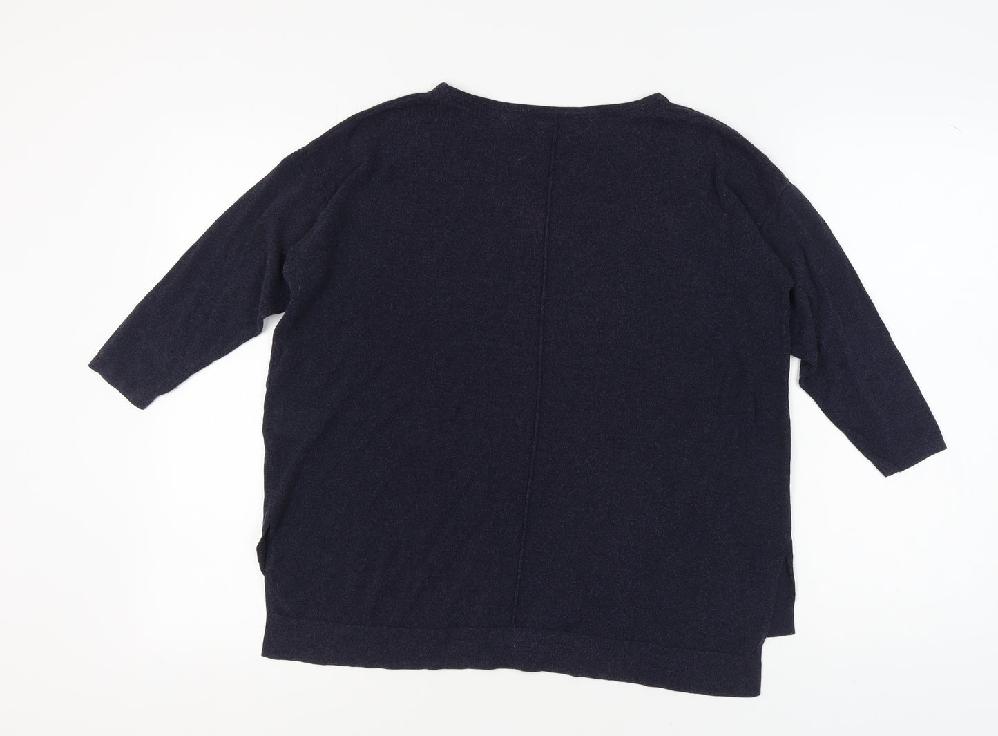 White Stuff Women's Blue Pullover Jumper, Size 14