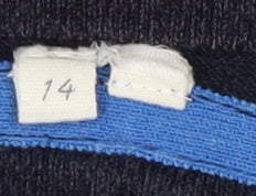 White Stuff Women's Blue Pullover Jumper, Size 14