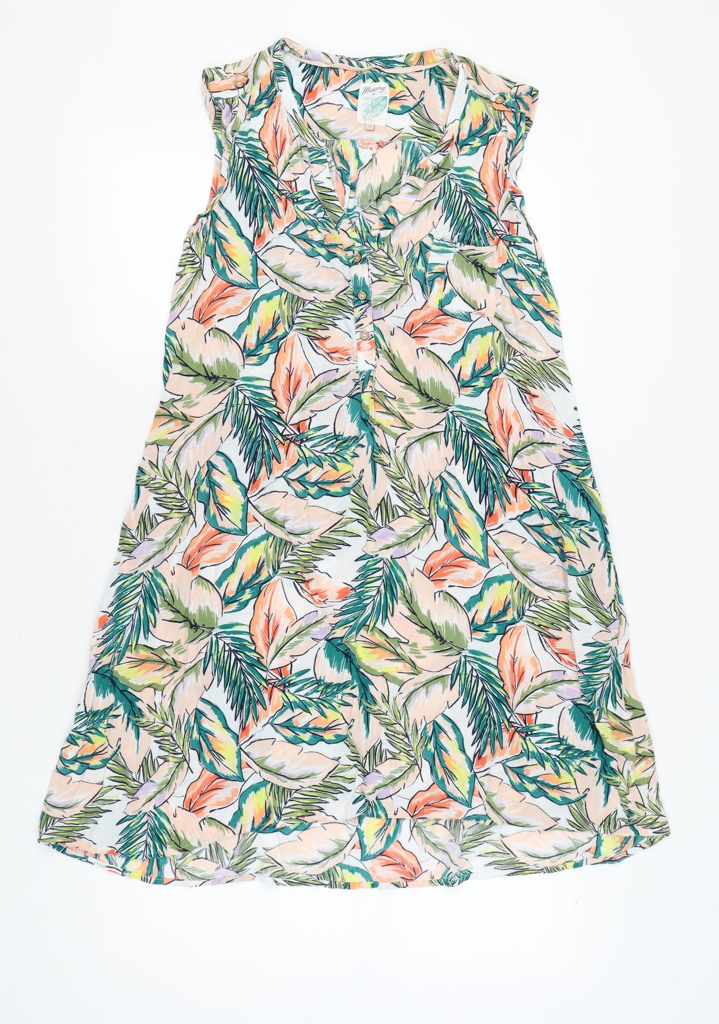 Mantaray Women's Multicoloured Size 12 Floral Dress