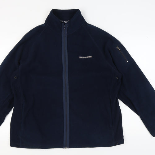 Polo Sport Men's XL Blue Fleece Jacket