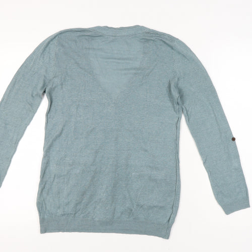 White Stuff Women's Blue Cardigan Size 10