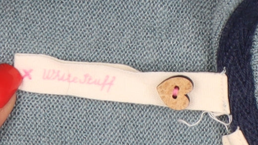 White Stuff Women's Blue Cardigan Size 10