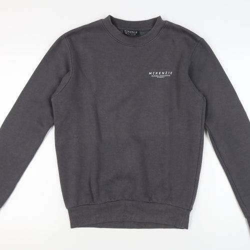McKenzie Men's Grey Pullover Sweatshirt - Size S