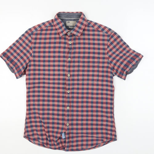 Marks and Spencer Men's Multicoloured Check Shirt S