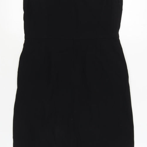 Jigsaw Women's Black Sheath Dress Size 10 Sleeveless