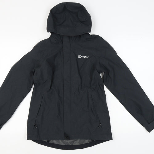 Berghaus Women's Black Rain Jacket, Size 8, Waterproof