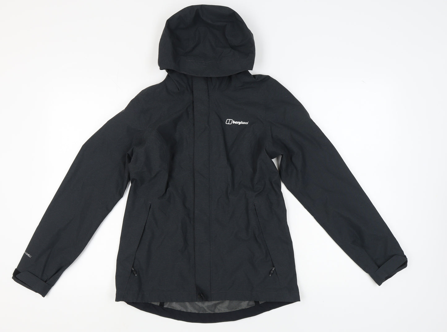 Berghaus Women's Black Rain Jacket, Size 8, Waterproof