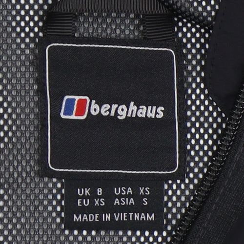 Berghaus Women's Black Rain Jacket, Size 8, Waterproof