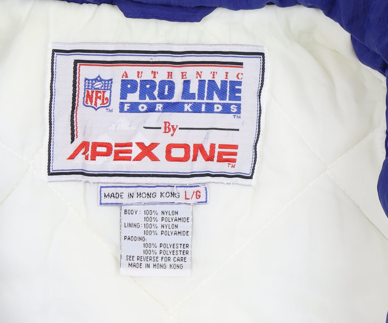 Apex One Men's Vintage Cowboys Hooded Jacket L Black Blue