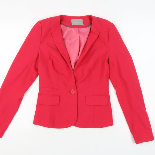 Orsay Women's Red Blazer Jacket Size 6, Single-Breasted
