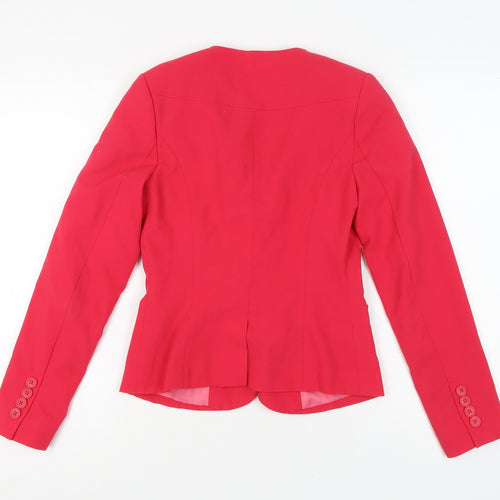 Orsay Women's Red Blazer Jacket Size 6, Single-Breasted