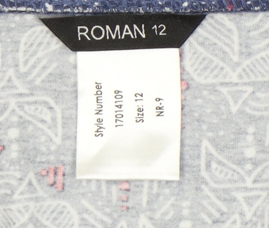 Roman Women’s Geometric Skirt Size 12 Multicoloured