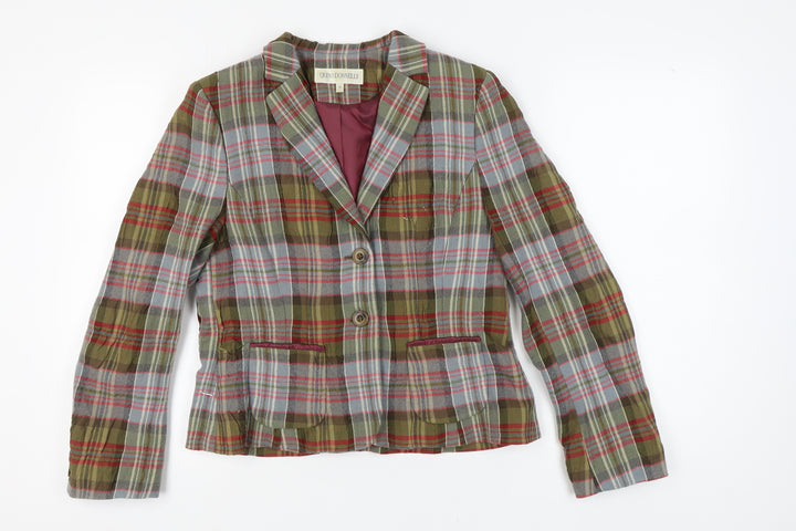 Quin and Donnelly Women's Multicoloured Blazer Size 14