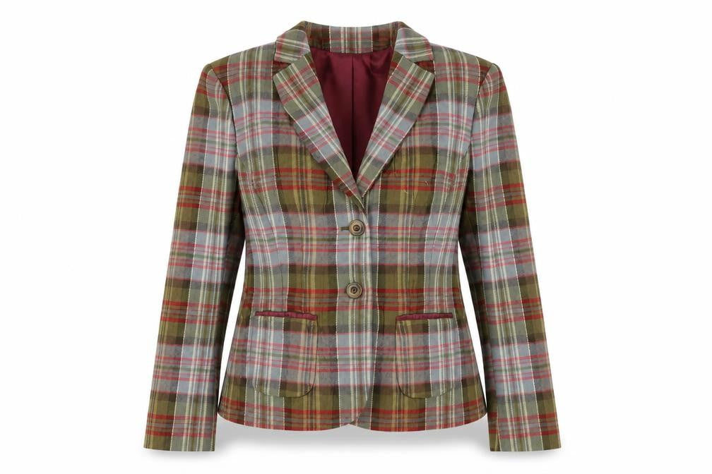 Front view of Quin and Donnelly Women's Multicoloured Blazer, size 14