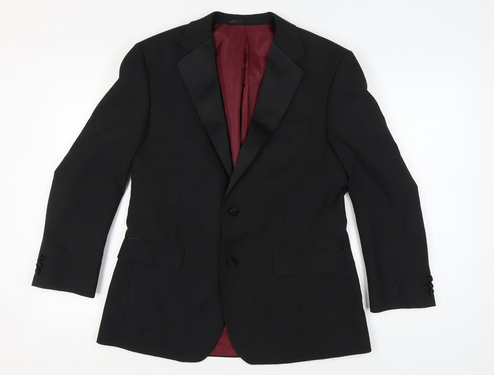 Scott & Taylor Men's Black Blazer Jacket 40 Short