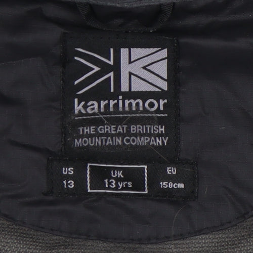 Karrimor Boys Black Windbreaker Jacket 13 Years