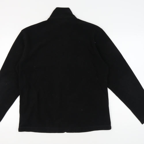 Campri Men's Black Fleece Jacket, Size L, Outdoor