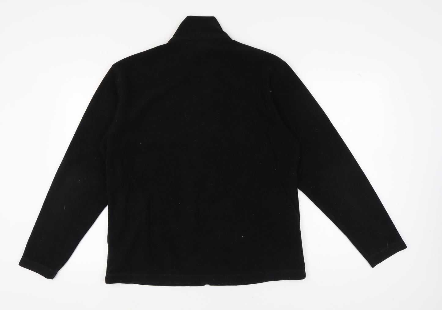 Campri Men's Black Fleece Jacket, Size L, Outdoor