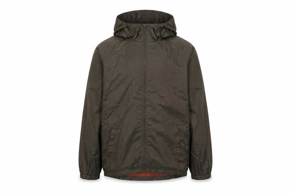 Gianni Heer Boys Green Windbreaker Jacket, Size 13 Years, Hooded