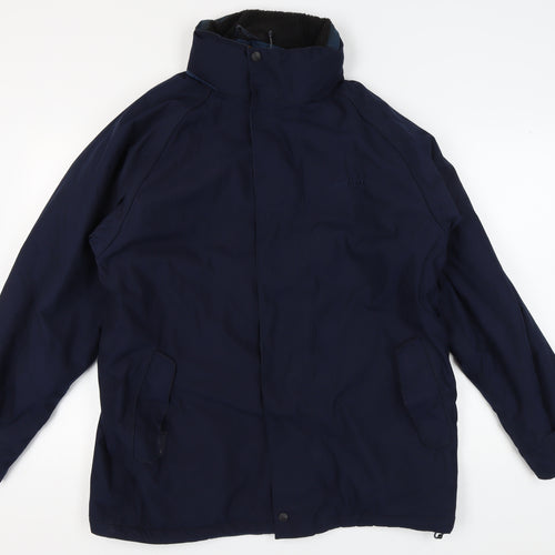 Regatta Men's Blue L Water Resistant Parka Coat
