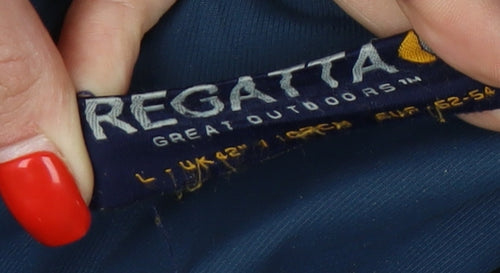 Regatta Men's Blue L Water Resistant Parka Coat