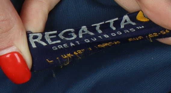 Regatta Men's Blue L Water Resistant Parka Coat