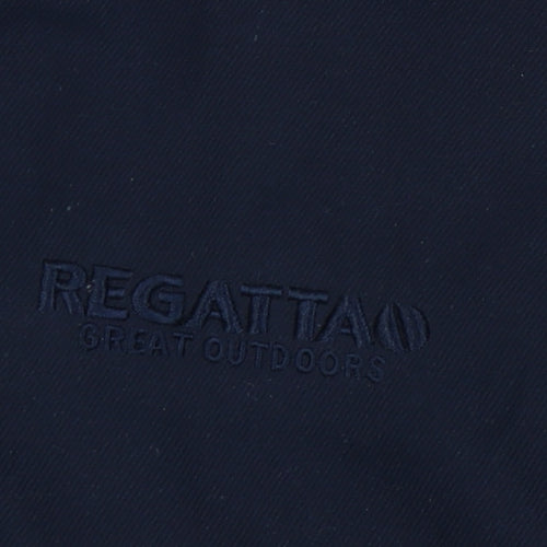 Regatta Men's Blue L Water Resistant Parka Coat