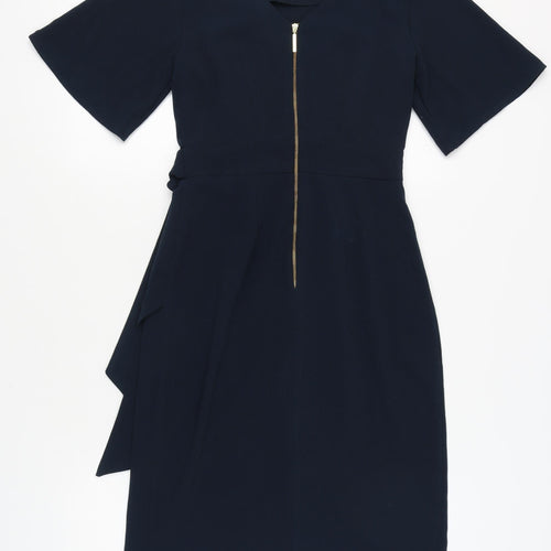 Closet London Women's Black Wrap Dress Size 8