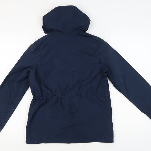 Henleys Girls Blue Jacket 9-10 Years Hooded Mid-Length