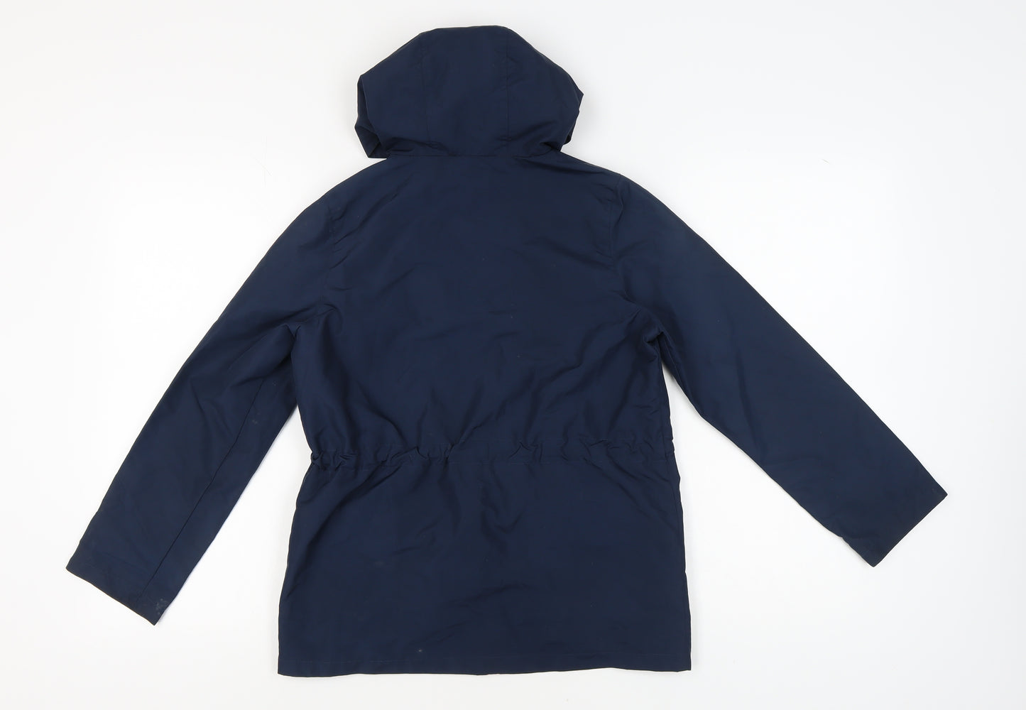 Henleys Girls Blue Jacket 9-10 Years Hooded Mid-Length