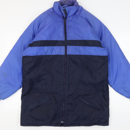 Countrywear Men's Blue Puffer Jacket L Winter