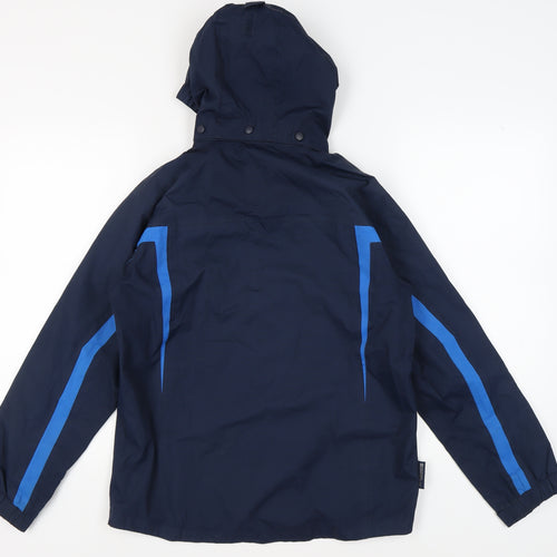 Mountain Warehouse Teens Blue Rain Coat Jacket, Size 13