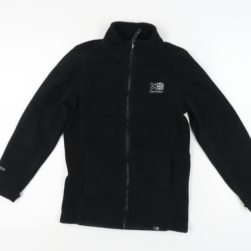 Karrimor Boys Black Fleece Sweatshirt 11-12 Years Hiking Jacket